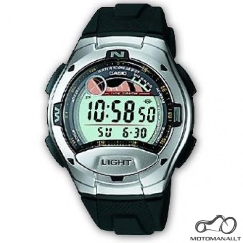 CASIO CASIO W-753-1AVES Laikrodis  (Juoda/Pilka) 