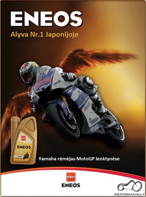 ENEOS alyva Nr.1 Japonijoje!