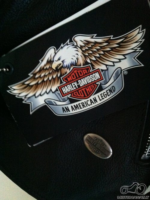 Harley-Davidson Harley Davidson Juoda Odinė Striukė  (L) 