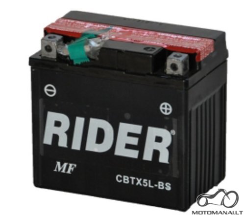RIDER Akumuliatorius CBTX5LBS