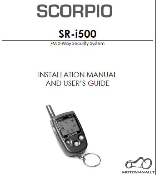 SCORPIO Motosignalizacija SCORPIO SR-I500S