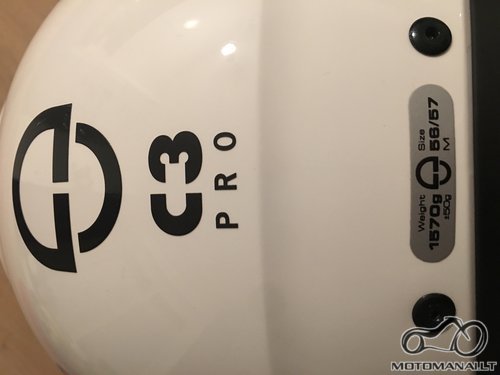 Schuberth Schuberth C3 Pro M dydis Baltas  (M) 