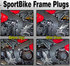 CBR1000RR Rubber Frame Plugs