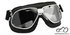 NANNINI Biker chrome/black tamsintas stiklas