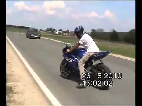 Brand new Yamaha R6 crash