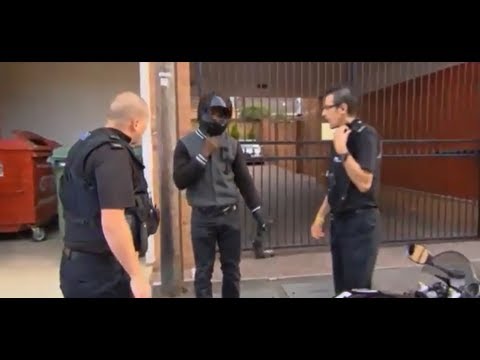 UK Police Officer Got Hit in the Face with a Motorbike key Because of Weed 2013