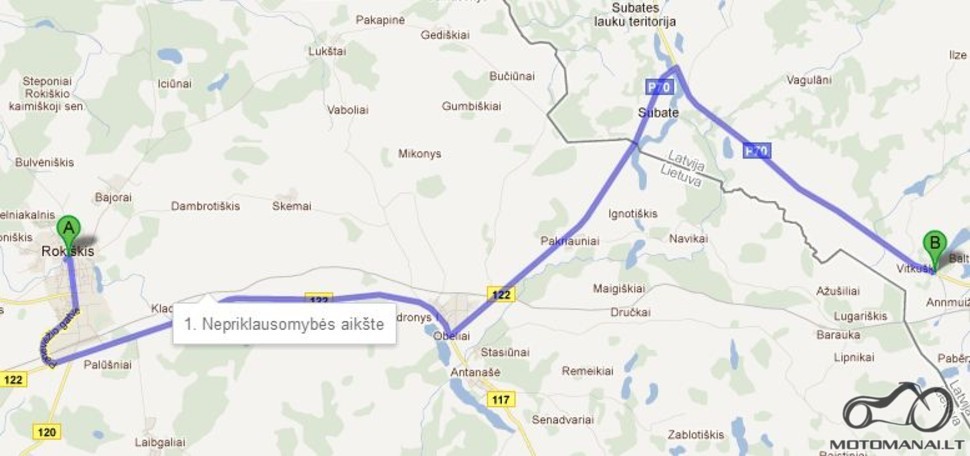 Mini kelionės maršrutas