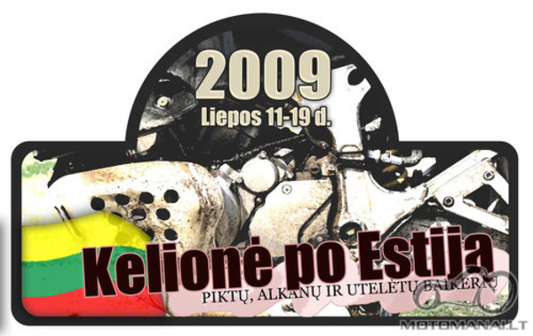 P.A.U.B. kelionė III, po Estiją. 2009 Liepa