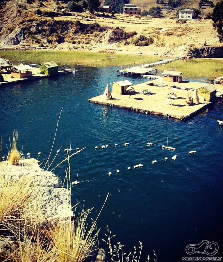 Islas Flotantes (plaukiojancios salos), Copacabana, Bolivia