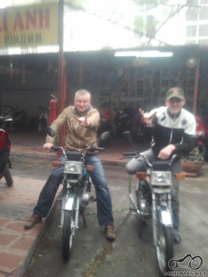 China town turgus Hanoi - nusipirkom Hondas