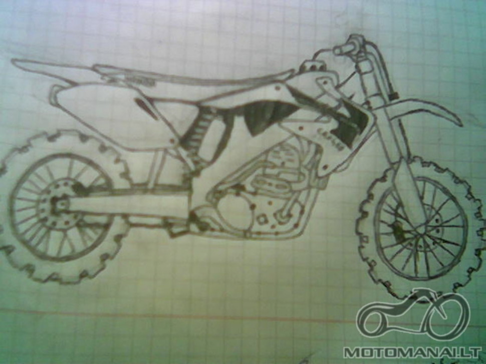 Honda CRF450 :) piesinukas...