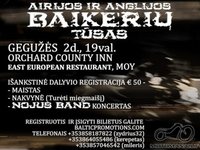 Airijos- Anglijos baikeriu tusas 2009