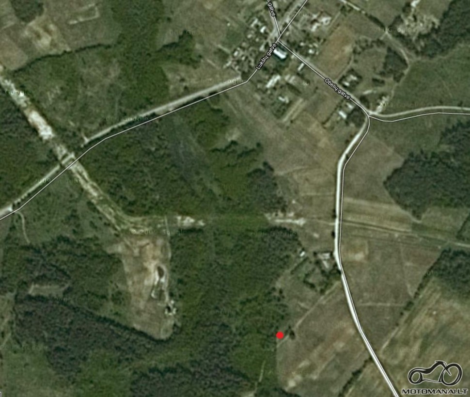 Lukštai pagal google maps ir šaltinio vieta