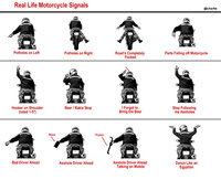 Biker signals