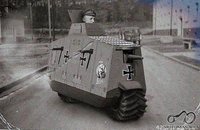Panzer motorbike