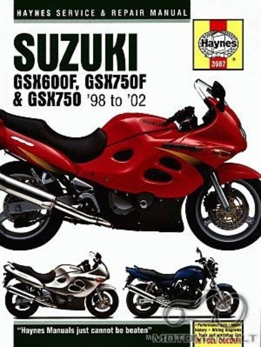 Suzuki GSXF 750 arba Katana 1998- Repair manual