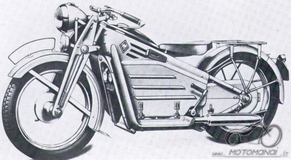 Atsakyta: Victoria-KR9, 497cc , 1936-1937