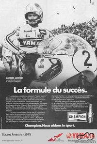 Atsakyta: Greg Hansford 1975 metais važiuoja su Kawasaki KR750