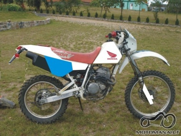 Honda XR 250 '91 Prikėlimas gatvei.