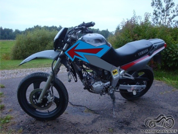 Yamaha TDR 125 - HARDIŠKAS PIKTINIMAS