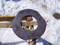 Plazma išpjautas ruošinys 15mm, diametras 44cm