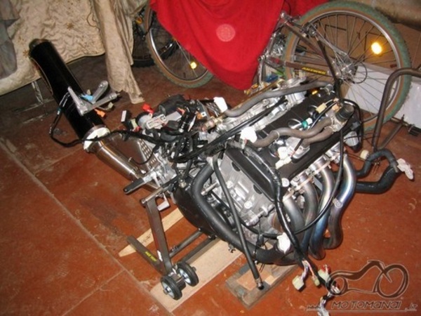 Yamaha YZF R6 remonto darbai
