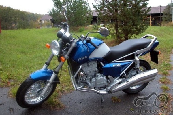 Jawa 350 blue style, padekit