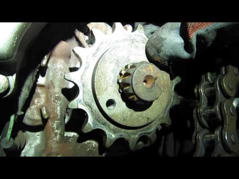 HONDA XL650V TRANSALP output shaft broken / zużyty wałek zdawczy