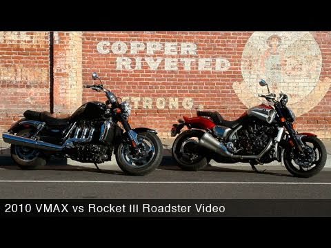 MotoUSA 2010 VMAX vs Rocket III Roadster