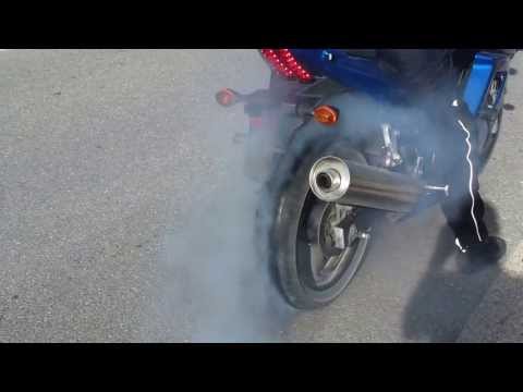 Suzuki SV650S burnout PART 2