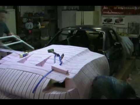 Bailey Blade Car Design | Sculpting Foaming core - Part 8