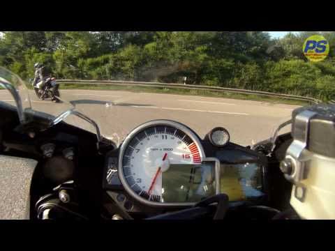 BMW S1000RR Drift Roadtest (vs. GSX-R 1000 K8) TOPSPEED !!!