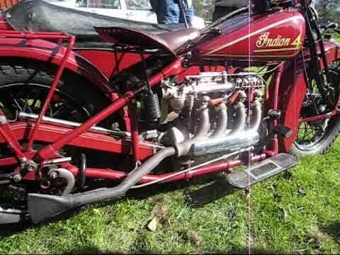 Indian Four Cylinder Running