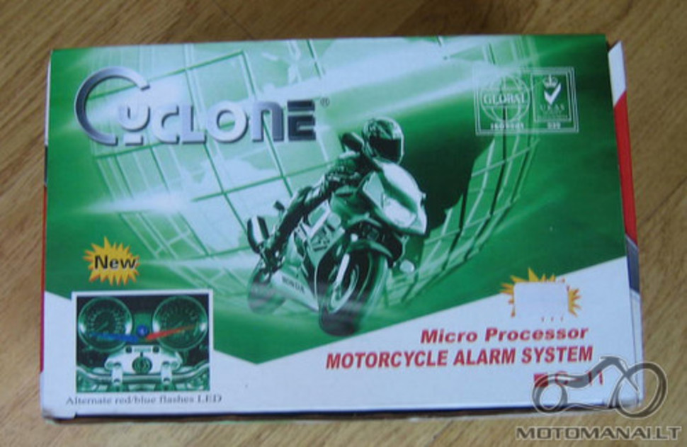 Motociklo signalizacija