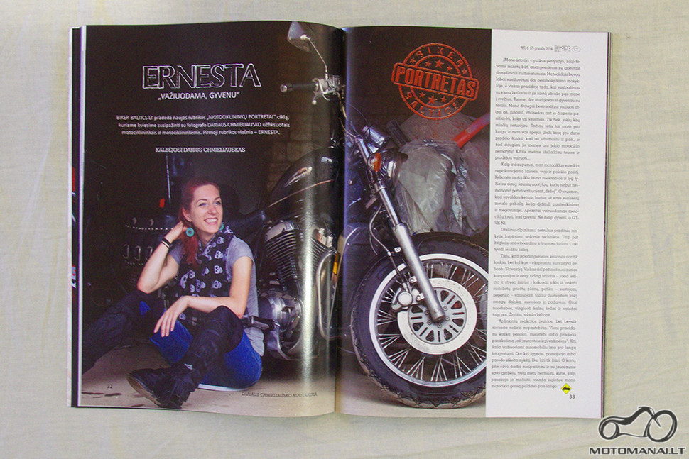 Projekto 'Garaže' nuotrauka - žurnale Biker baltics