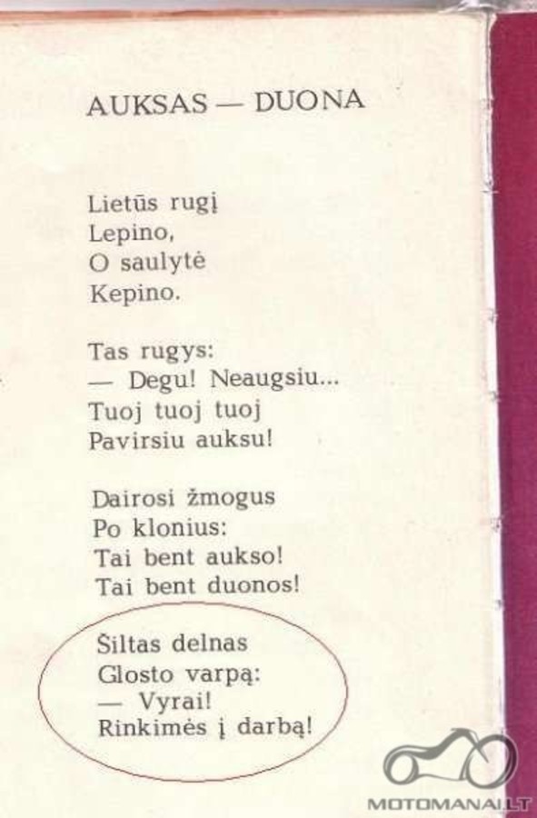 varpos poezija