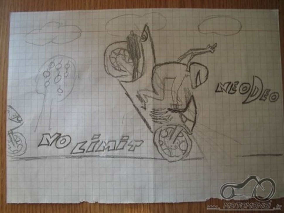 Moto karikatūros/Moto Piešiniai