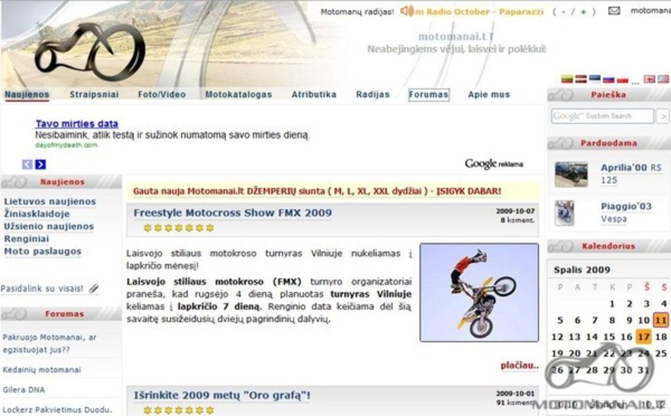 Tai kada mirsim?