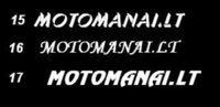 Parduodami MOTOMANAI.LT lipdukai