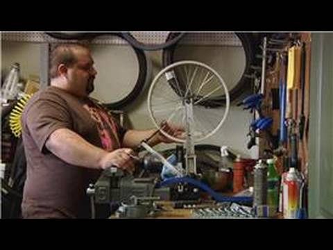 Bicycle Equipment : How to Straighten a Bicycle Wheel