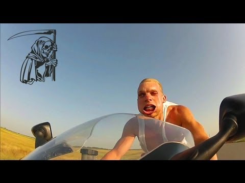 250 кm/ч на мотоцикле без шлема / 250 KM-H without helmet