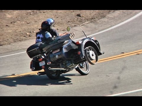 Sidecar Losses Tire No Problem, Rides on Two Wheels