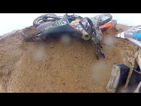 Spring Enduro GO PRO HD 2013 Lietuva , motorcycle KTM EXC 520