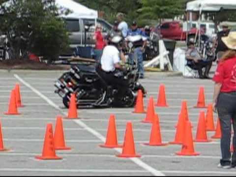 Police Motorcycle Competiton Good Solo Run