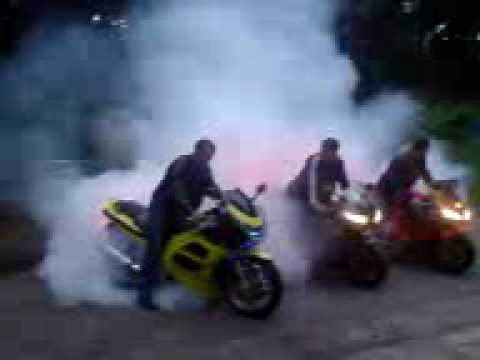 Mototurnyras - Superbike burnout Klaipeda