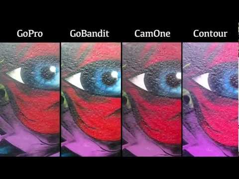 GoPro HERO2 vs GoBandit LIVE vs CamOne Infinity vs Contour  || The BEST action cameras