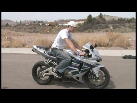 Motorcycle Riding Basics : Starting & Stopping a Motorcycle