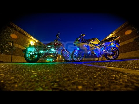 LEDGlow's Advanced Million Color Motorcycle Lighting Kit