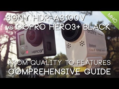 Sony HDR-AS100V vs GoPro Hero3  BLACK HD