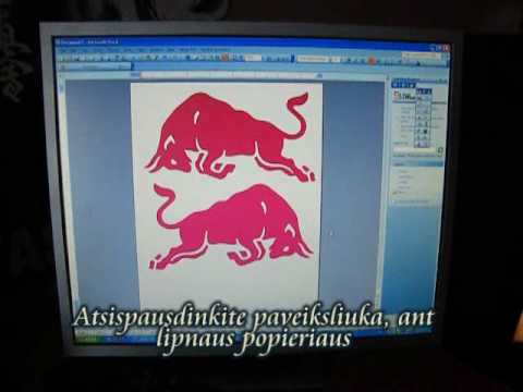 Lipduku gamyba / How to make stickers